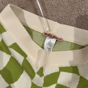 Bailey Rose Green and White checkered pants